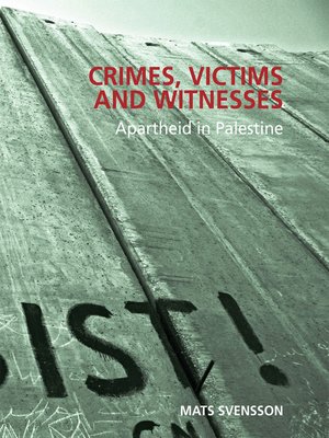 cover image of Crimes, Victims and Witnesses